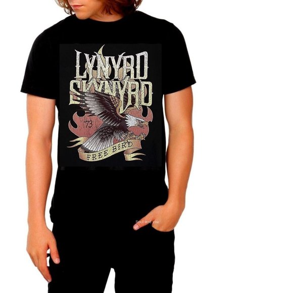 Lynyrd Skynyrd '73 Tour Free Bird Southern rock Official T-Shirt M NWT - Picture 1 of 3